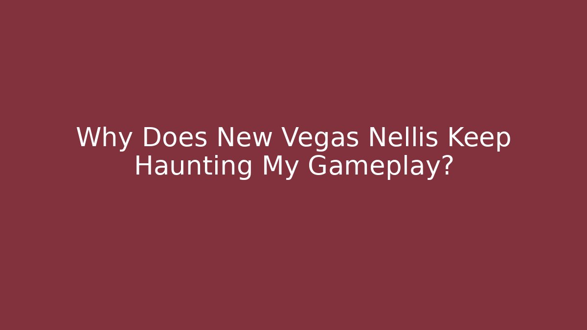 Why Does New Vegas Nellis Keep Haunting My Gameplay? - Felix Cat Insurance