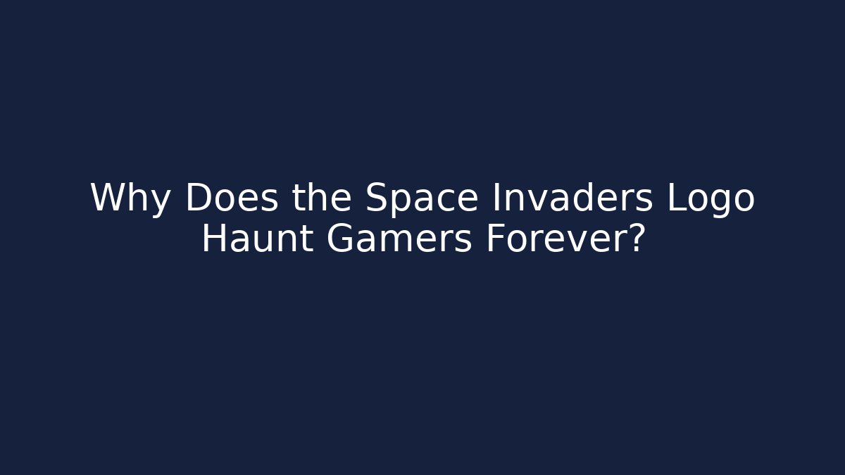 Why Does the Space Invaders Logo Haunt Gamers Forever? - Felix Cat Insurance