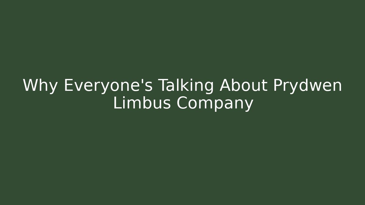 Why Everyone’s Talking About Prydwen Limbus Company