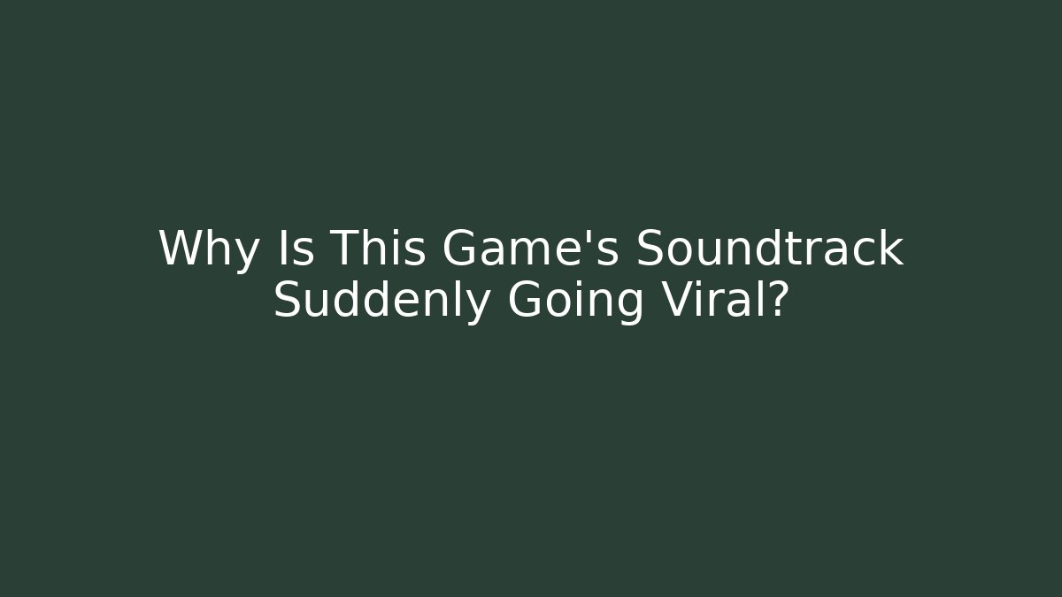 Why Is This Game's Soundtrack Suddenly Going Viral? - Felix Cat Insurance