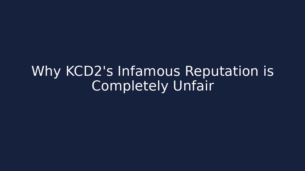 Why KCD2's Infamous Reputation is Completely Unfair