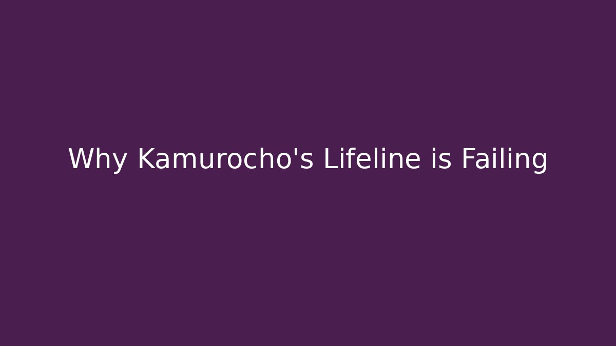 Why Kamurocho's Lifeline is Failing