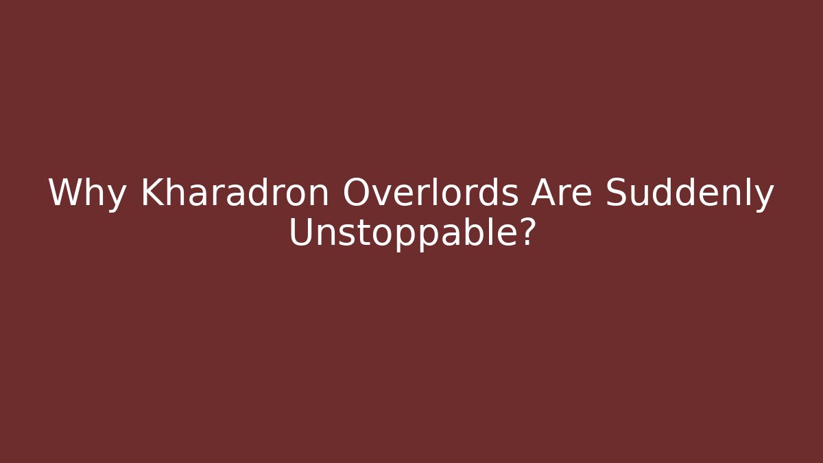 Why Kharadron Overlords Are Suddenly Unstoppable? - Felix Cat Insurance