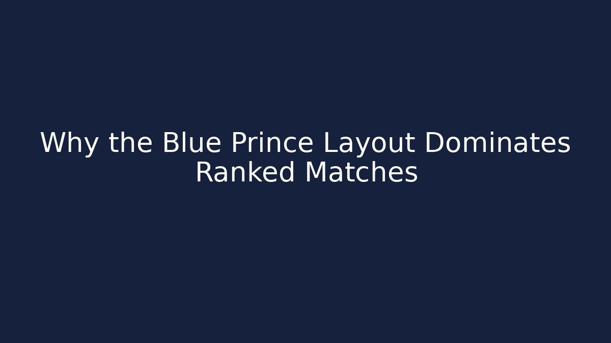 Why the Blue Prince Layout Dominates Ranked Matches - Felix Cat Insurance