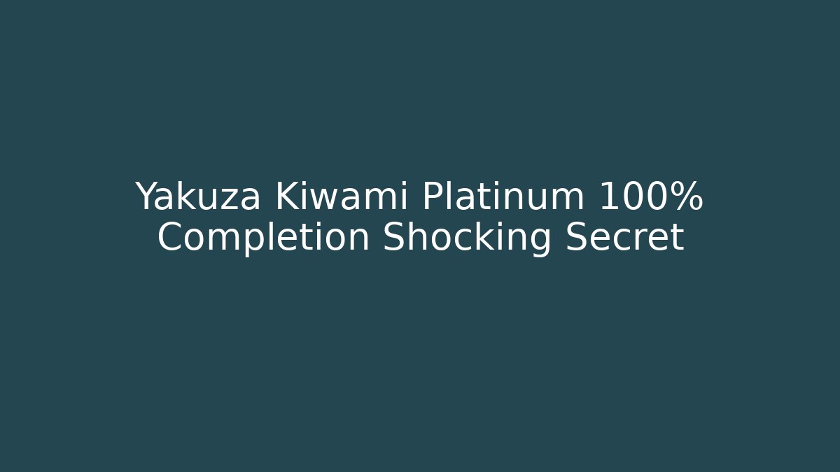 Yakuza Kiwami Platinum 100% Completion Shocking Secret - Felix Cat Insurance